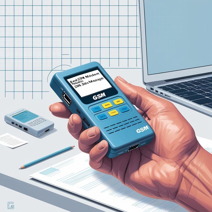 How to read SMS using a GSM modem